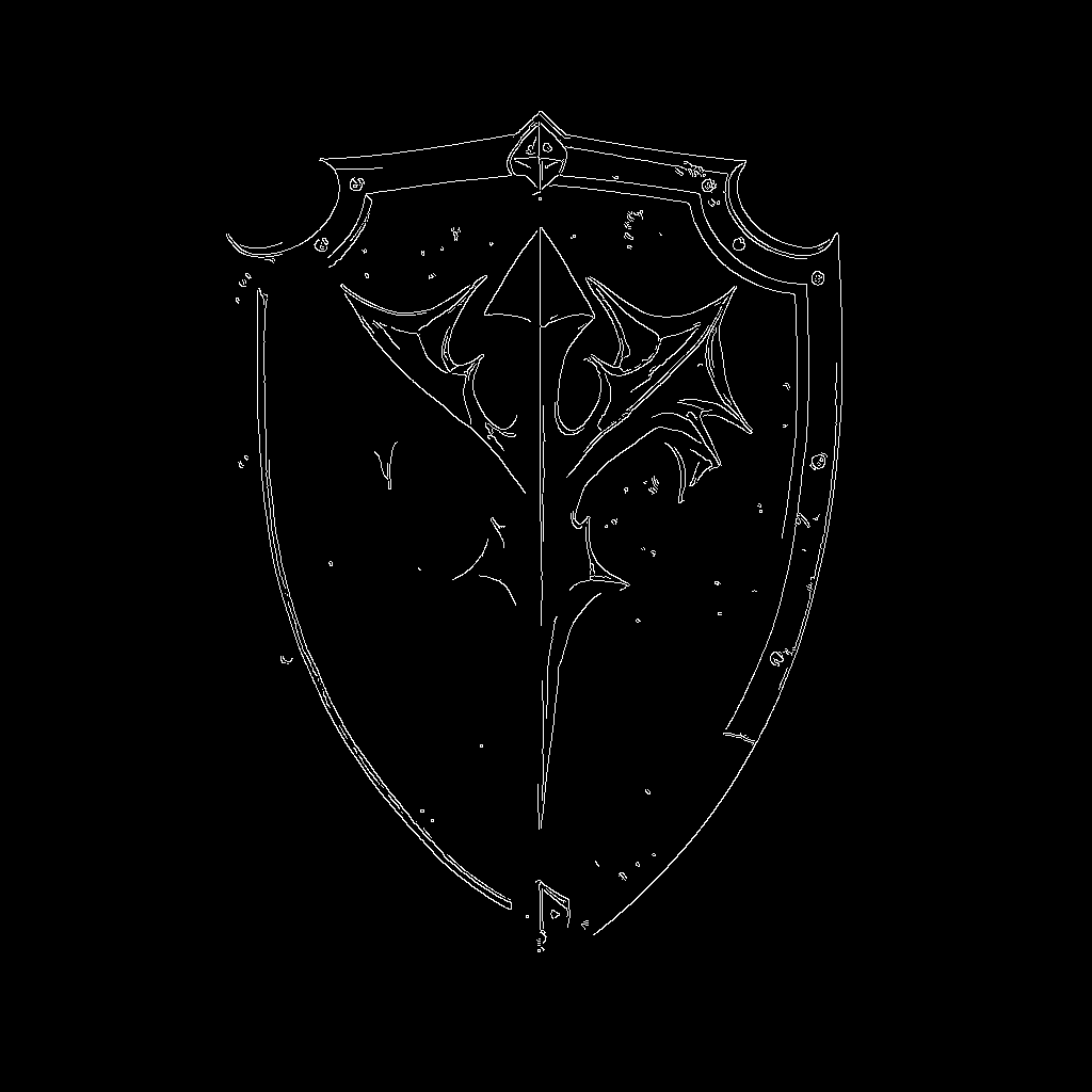 gaming asset, shield, black background