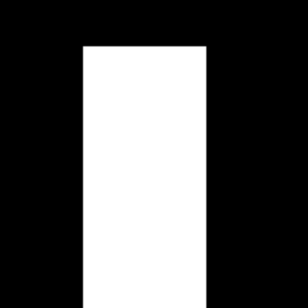 Black and white mask image